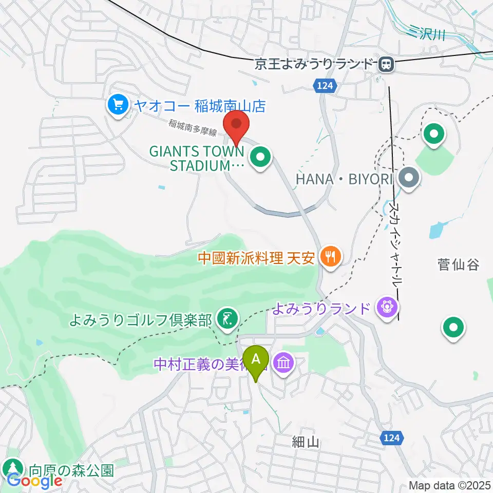 ジャイアンツタウンサブグラウンド周辺のホテル一覧地図