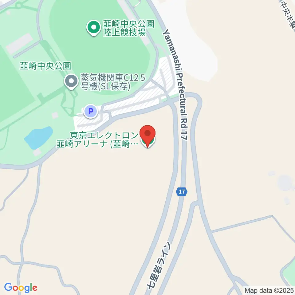 東京エレクトロン 韮崎アリーナ周辺のホテル一覧地図