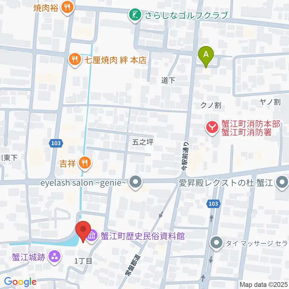 蟹江町歴史民俗資料館周辺のホテル一覧地図