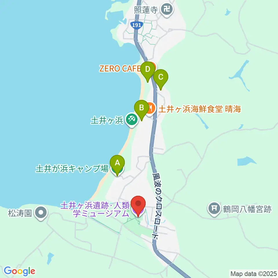 土井ヶ浜遺跡・人類学ミュージアム周辺のホテル一覧地図