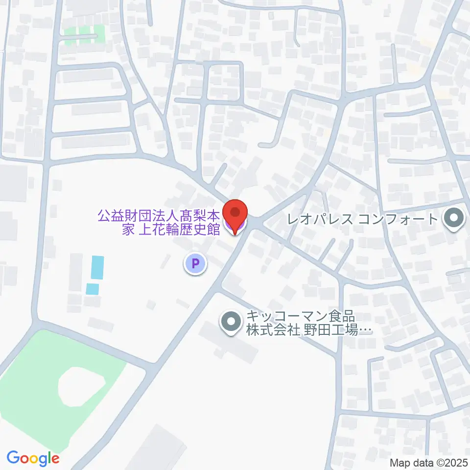 髙梨氏庭園 上花輪歴史館周辺のホテル一覧地図