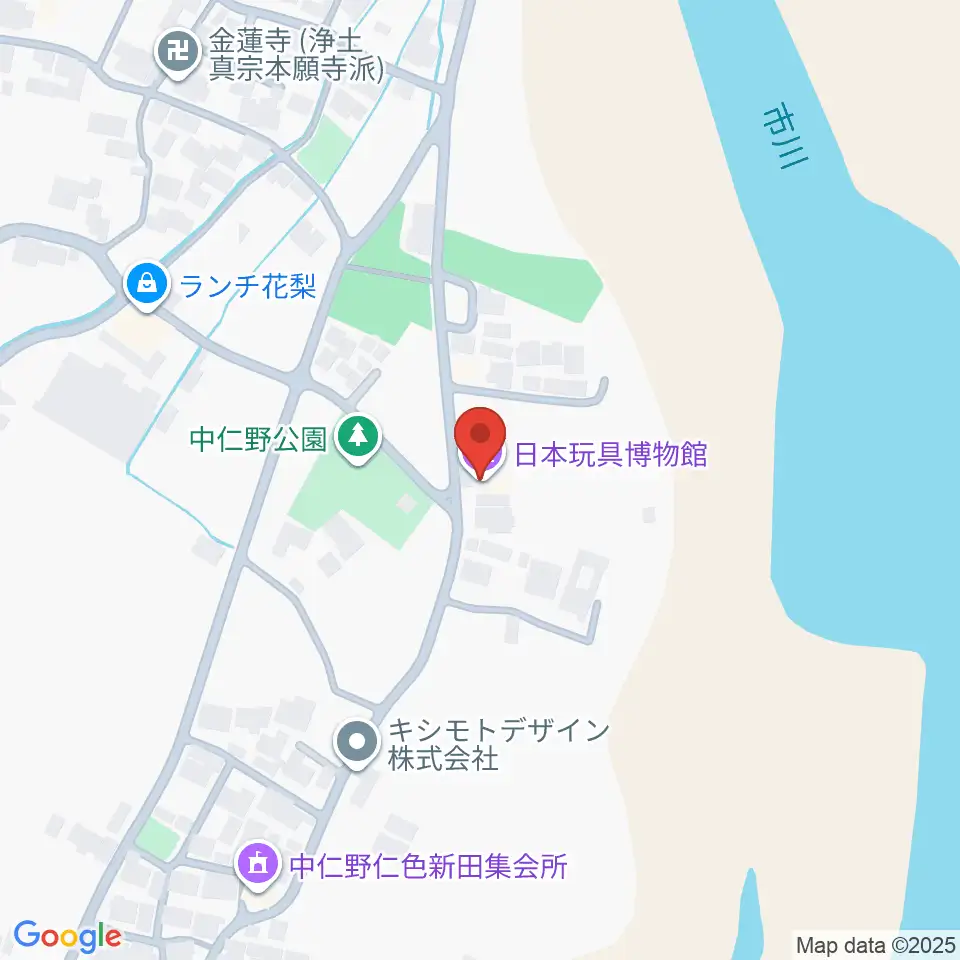 日本玩具博物館周辺のホテル一覧地図