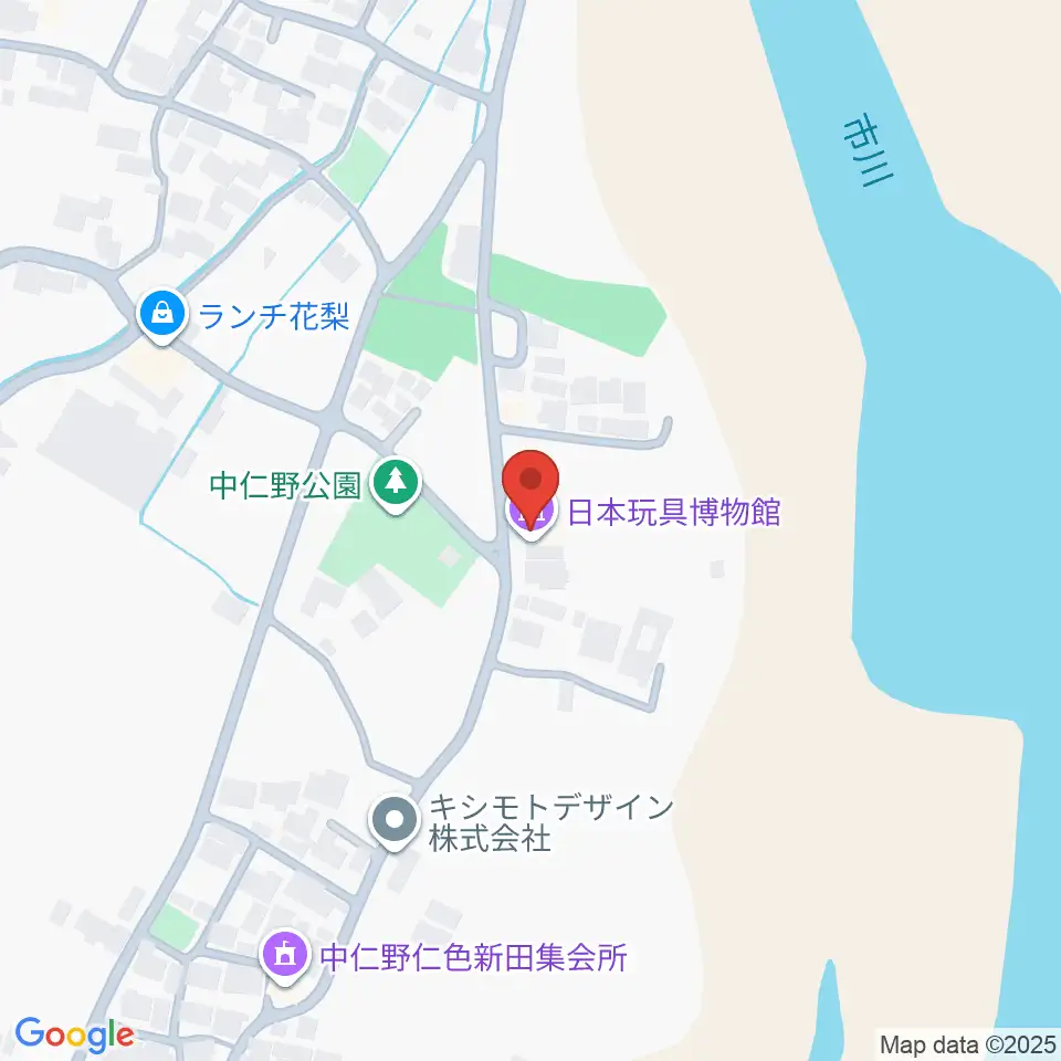 日本玩具博物館周辺のホテル一覧地図