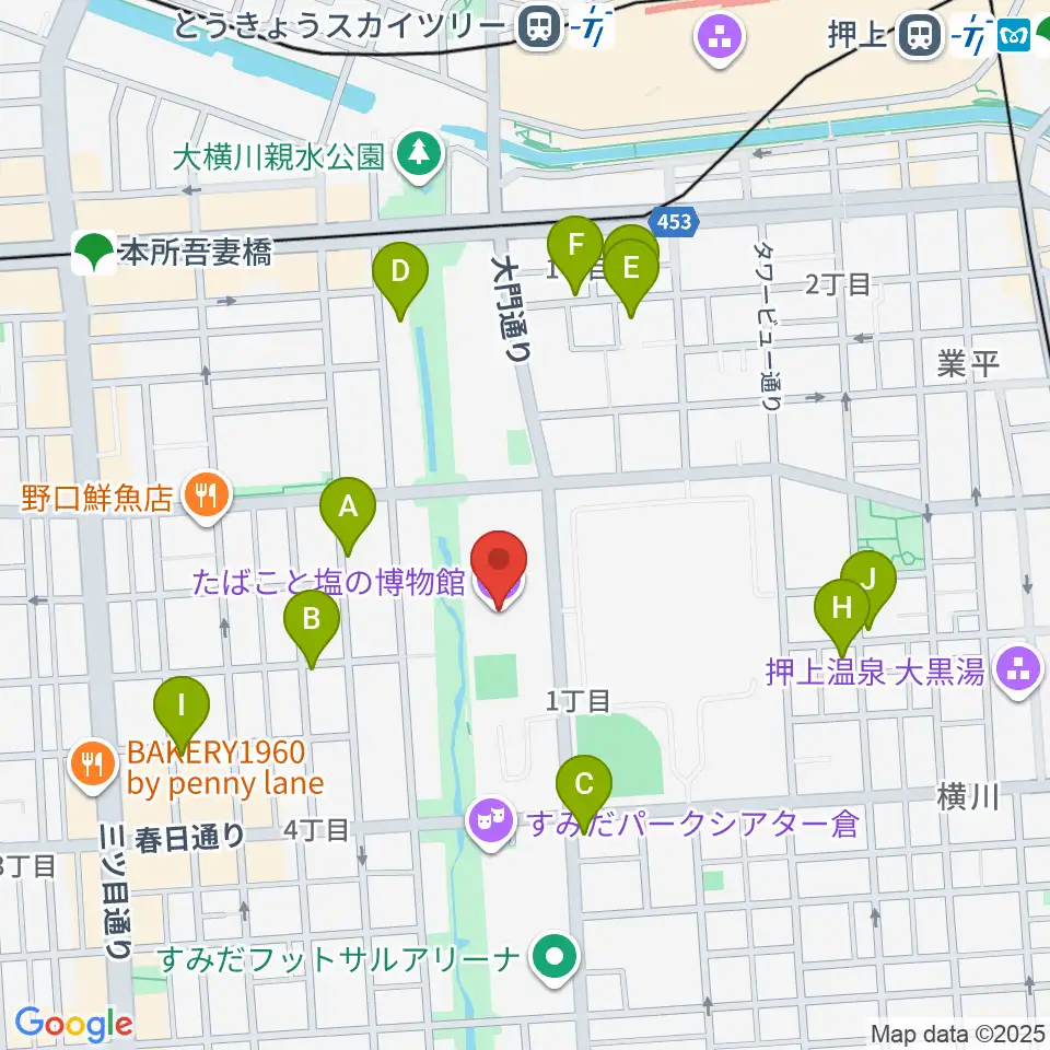 たばこと塩の博物館周辺のホテル一覧地図