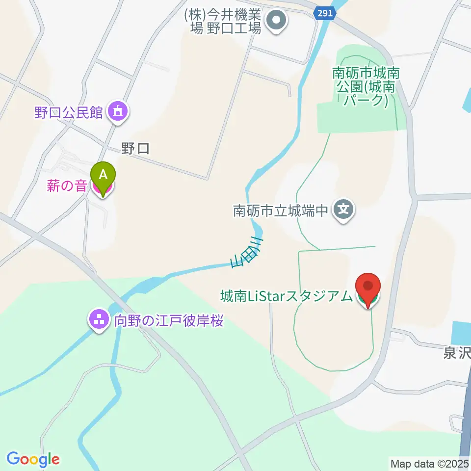 城南Li Starスタジアム周辺のホテル一覧地図