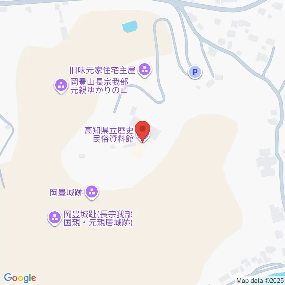 高知県立歴史民俗資料館周辺のホテル一覧地図