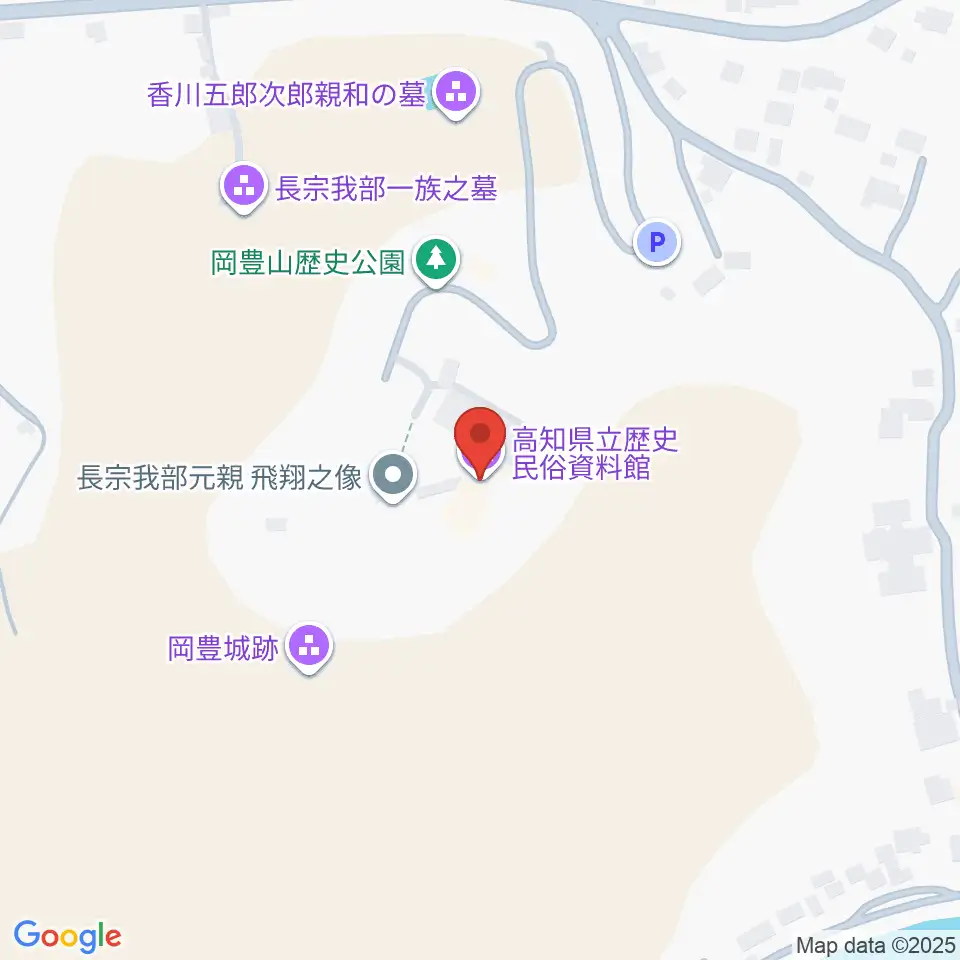 高知県立歴史民俗資料館周辺のホテル一覧地図