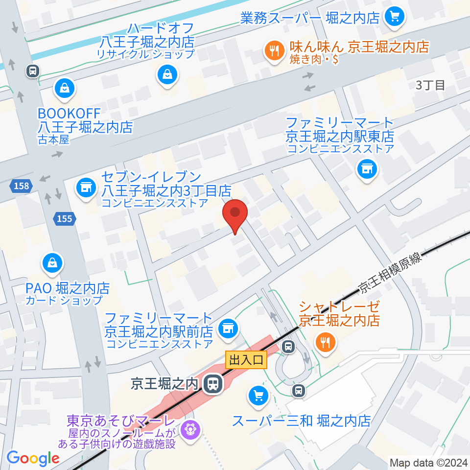 パンキースタジオ周辺のホテル一覧地図