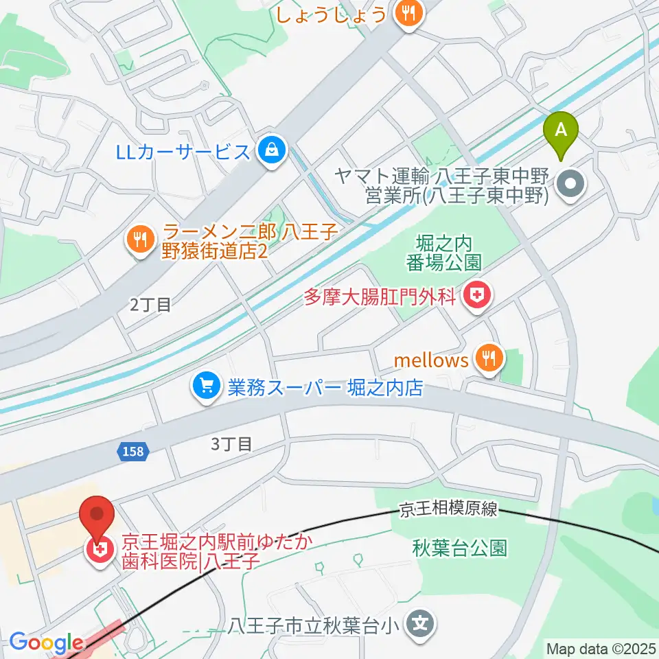 パンキースタジオ周辺のホテル一覧地図
