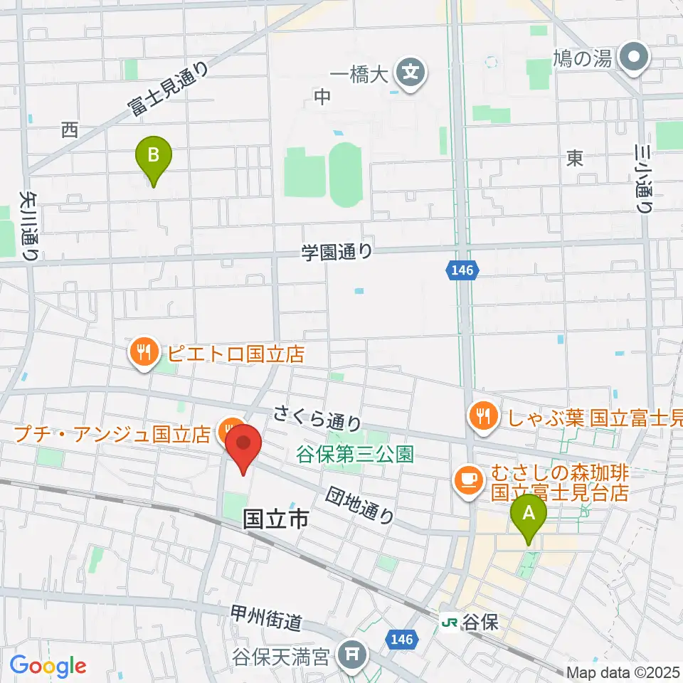 FSXアリーナ周辺のホテル一覧地図