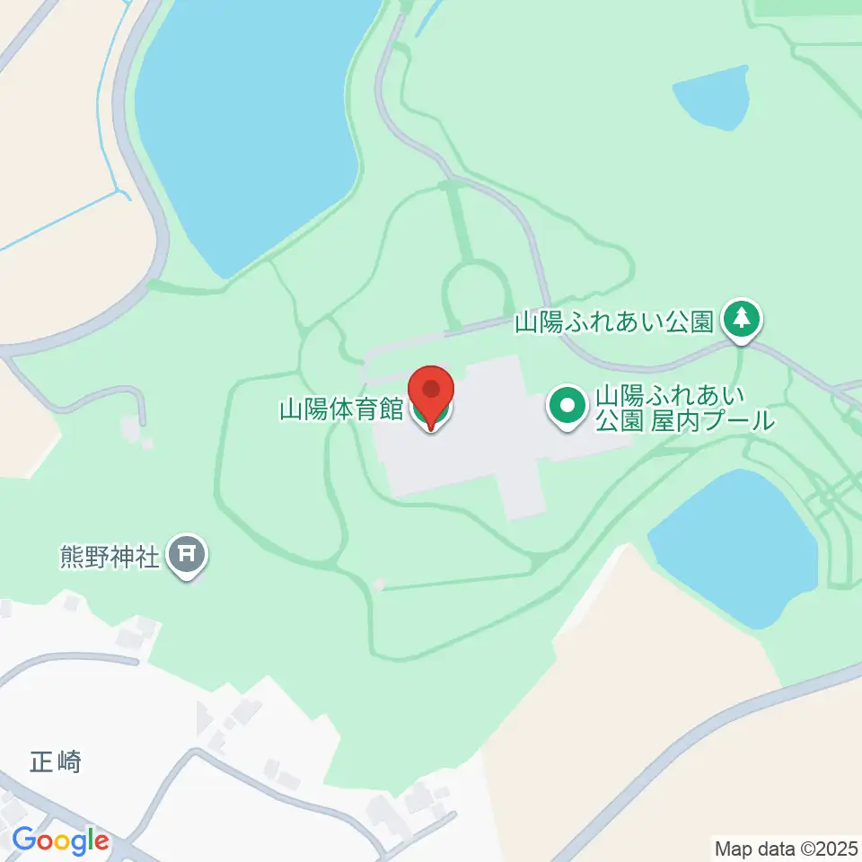 山陽ふれあい公園総合体育館周辺のホテル一覧地図