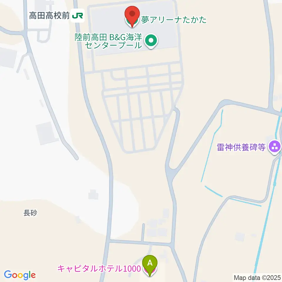 夢アリーナたかた周辺のホテル一覧地図