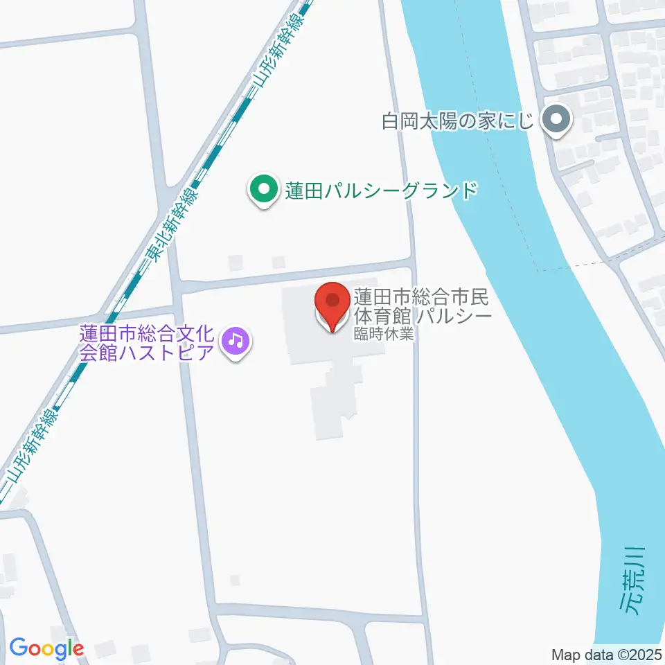 蓮田市総合市民体育館パルシー周辺のホテル一覧地図