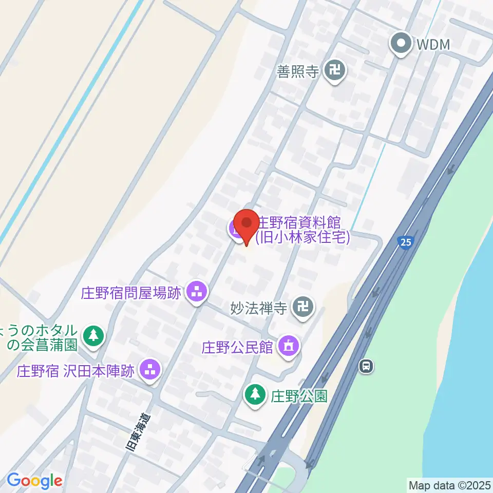 庄野宿資料館周辺のホテル一覧地図