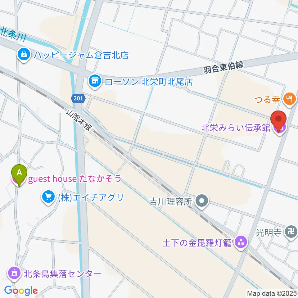 北栄みらい伝承館周辺のホテル一覧地図