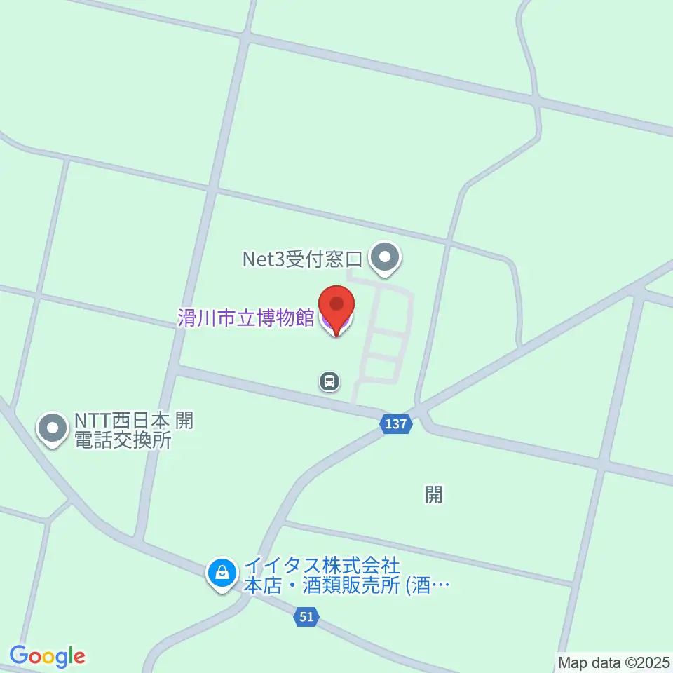 滑川市立博物館周辺のホテル一覧地図