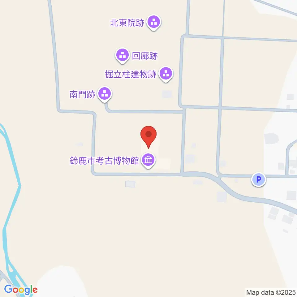 鈴鹿市考古博物館周辺のホテル一覧地図