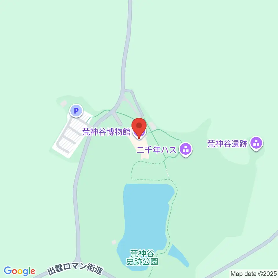 荒神谷博物館周辺のホテル一覧地図