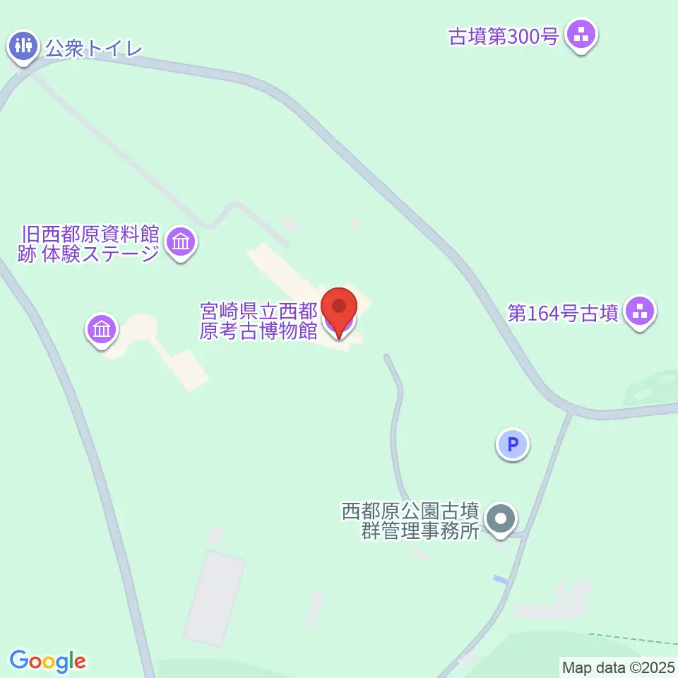 宮崎県立西都原考古博物館周辺のホテル一覧地図