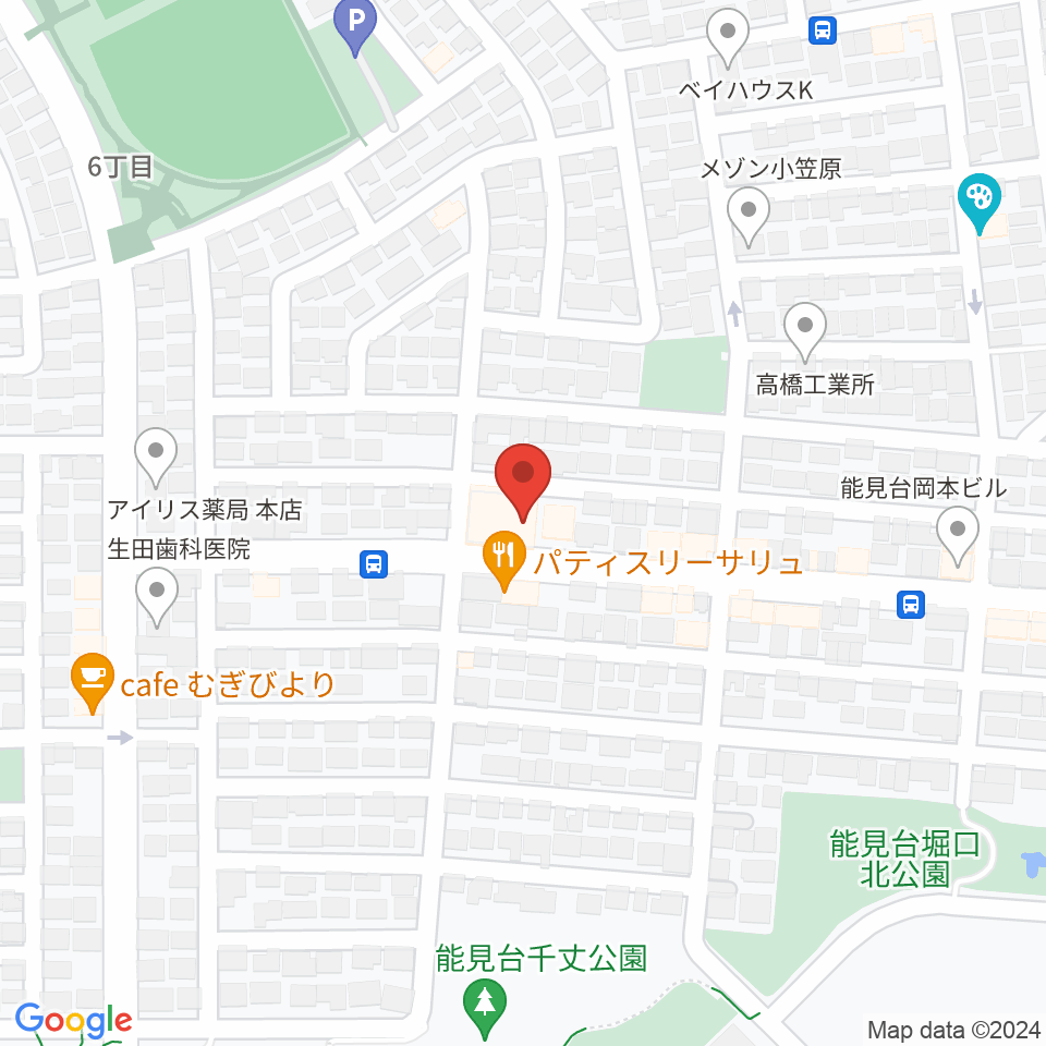 スタジオジャスト能見台本店周辺のホテル一覧地図