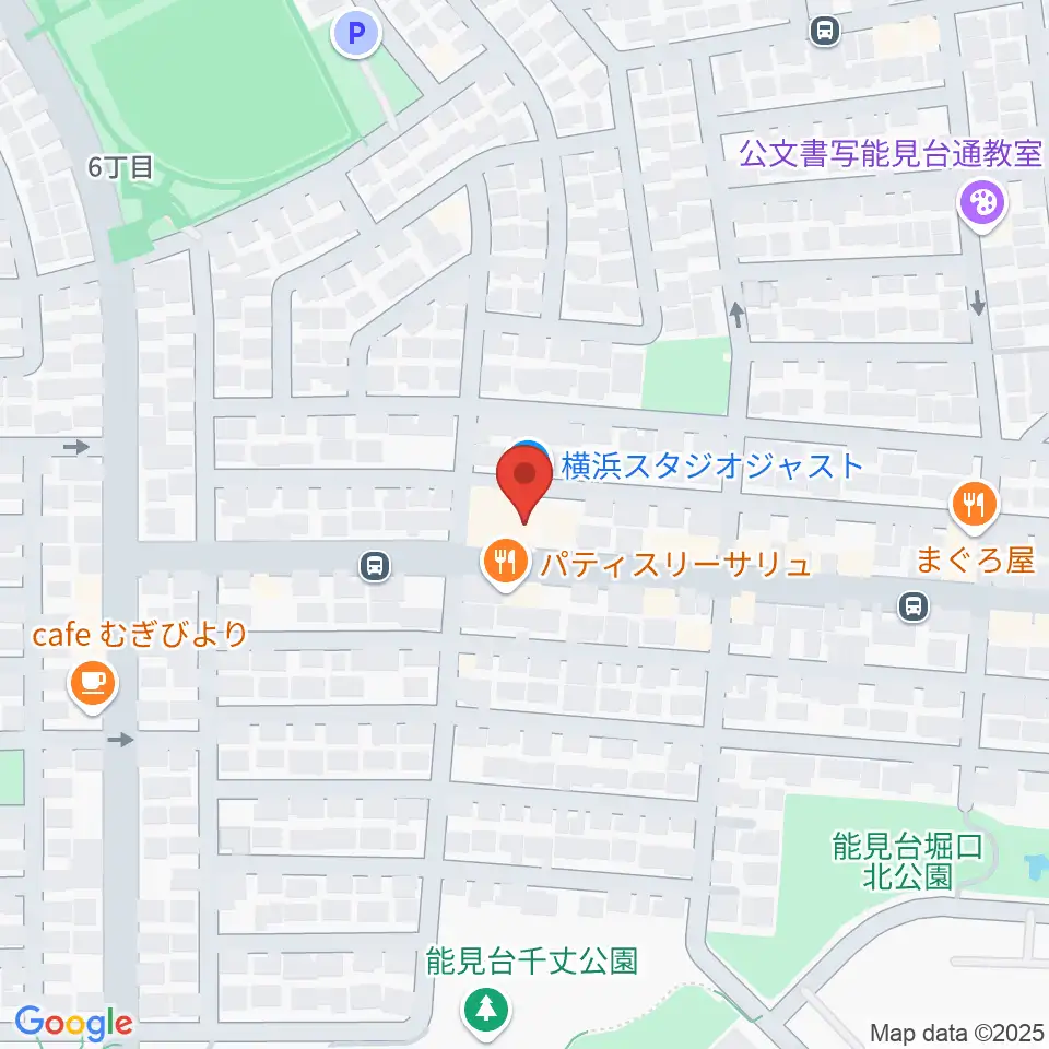 スタジオジャスト能見台本店周辺のホテル一覧地図