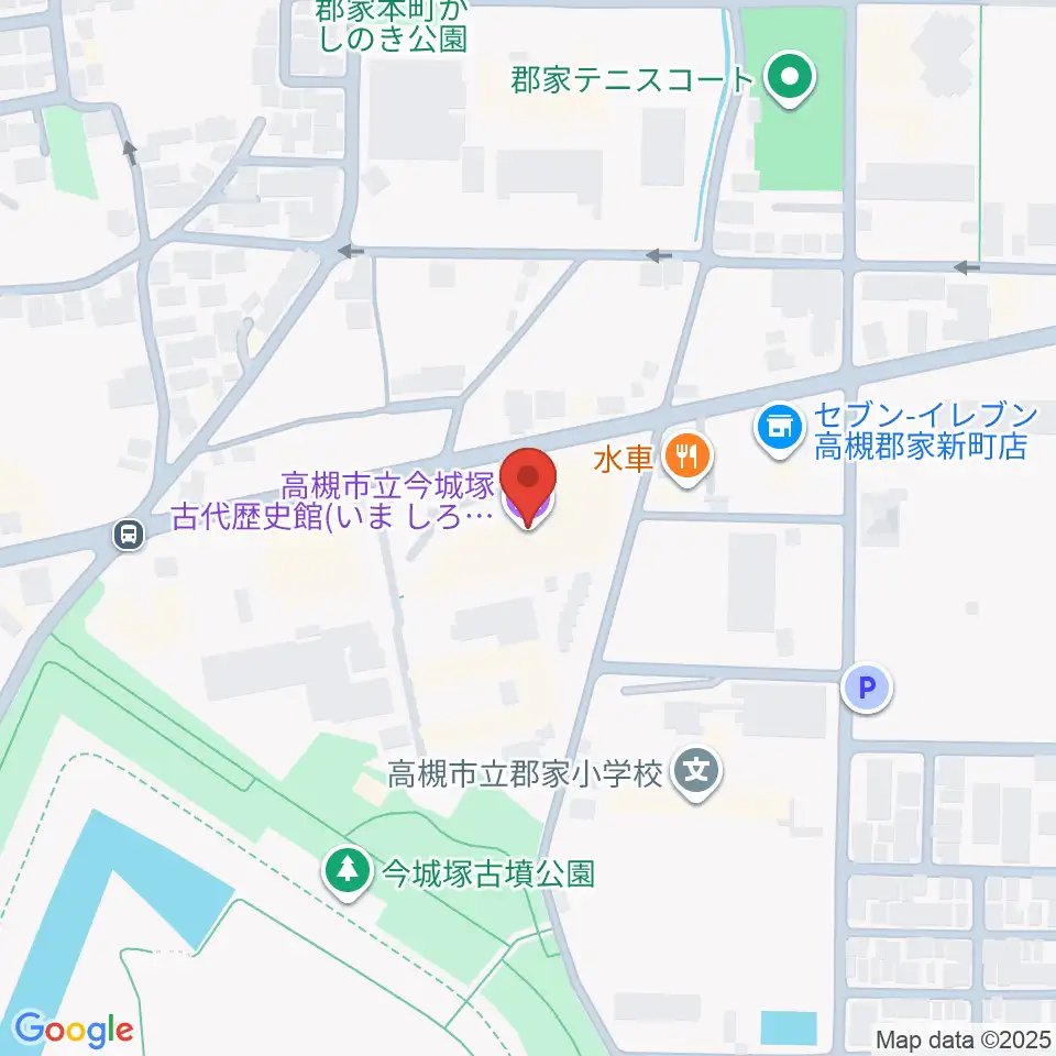 今城塚古代歴史館周辺のホテル一覧地図