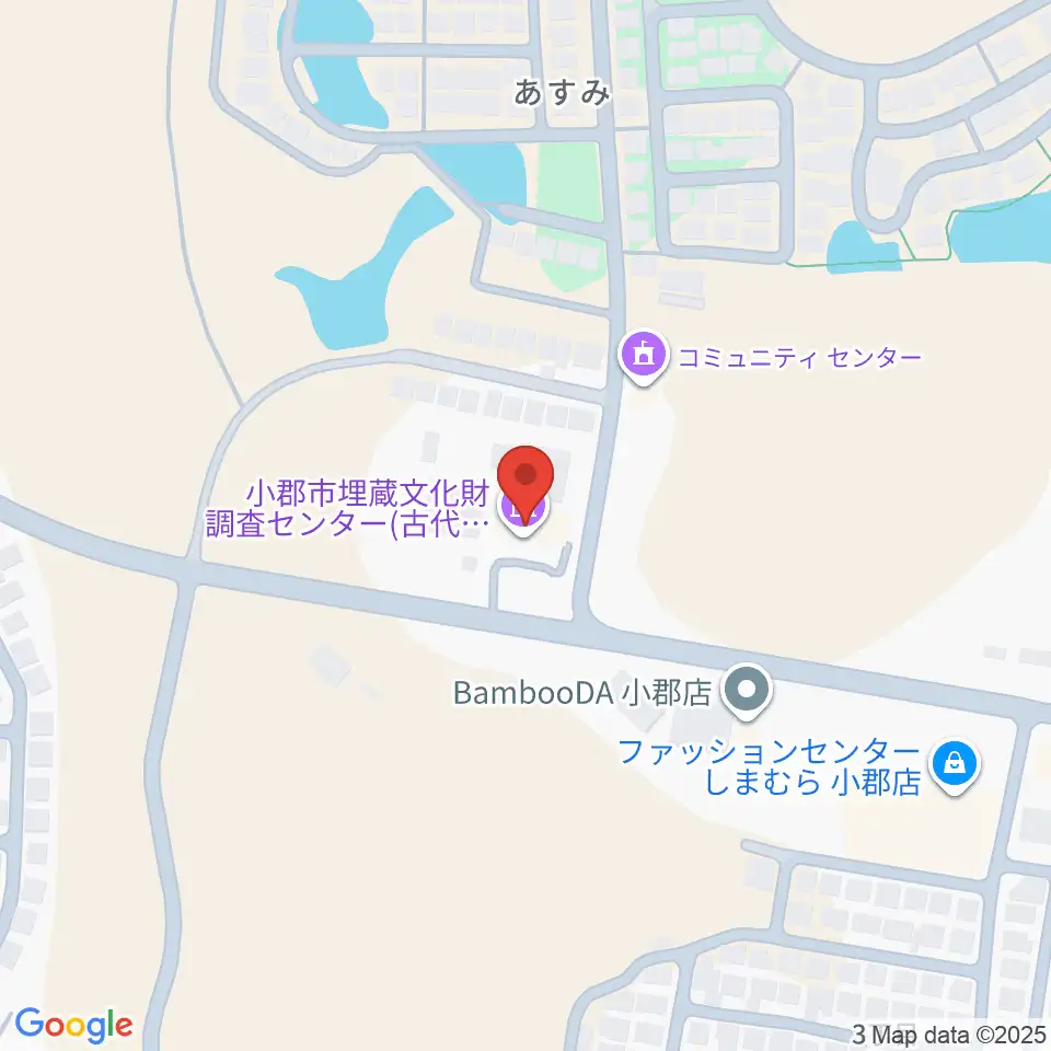 古代体験館おごおり周辺のホテル一覧地図