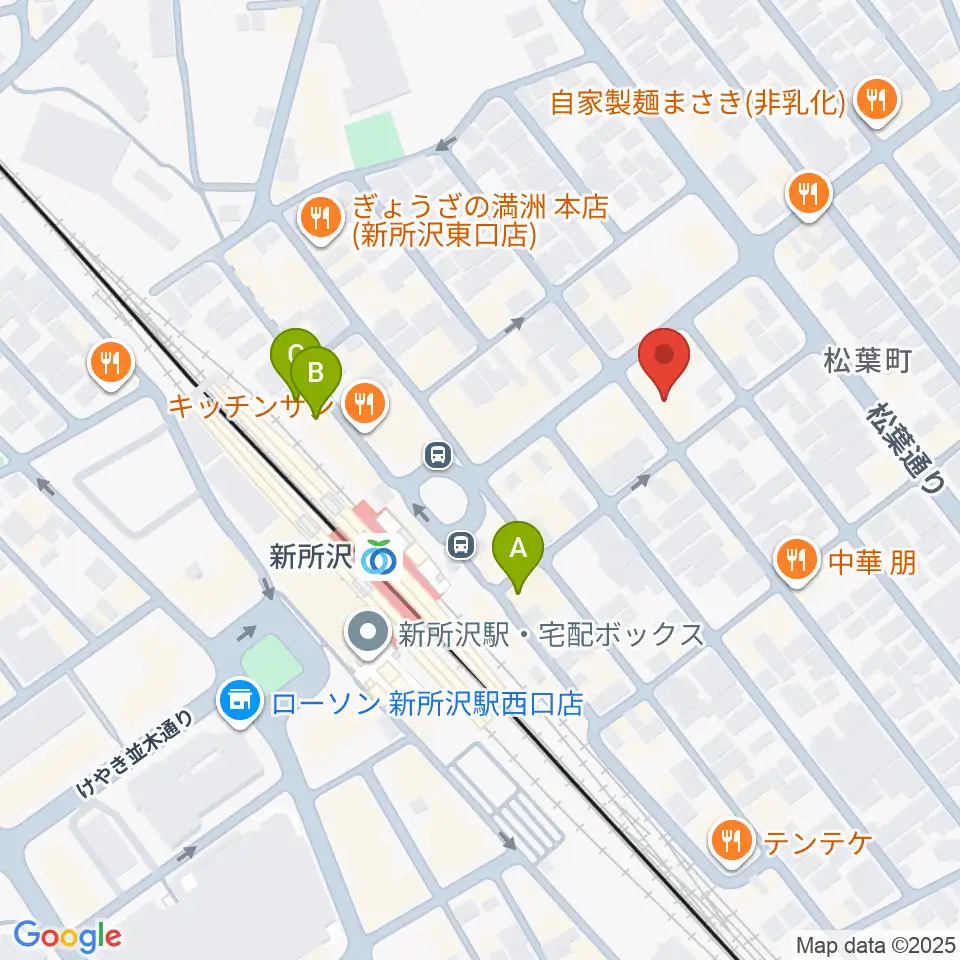 スタジオネイブ周辺のホテル一覧地図