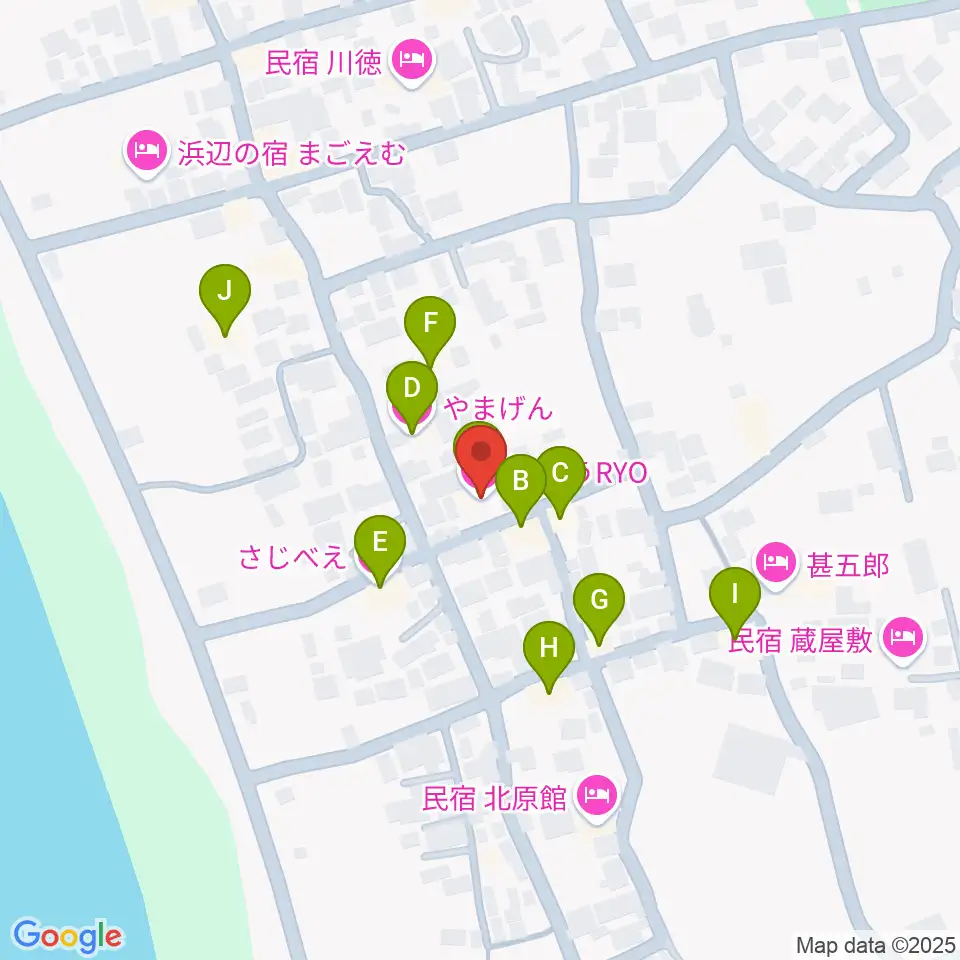 いとうRYO周辺のホテル一覧地図