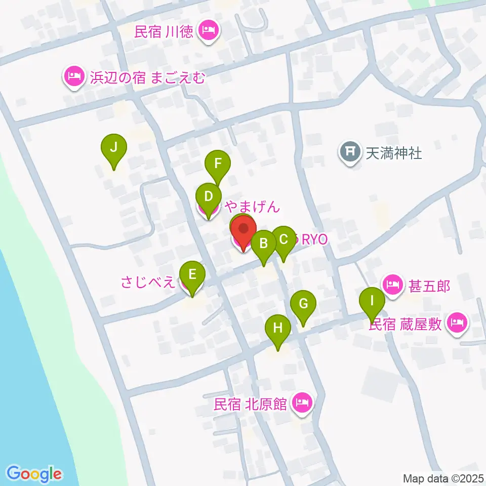 いとうRYO周辺のホテル一覧地図
