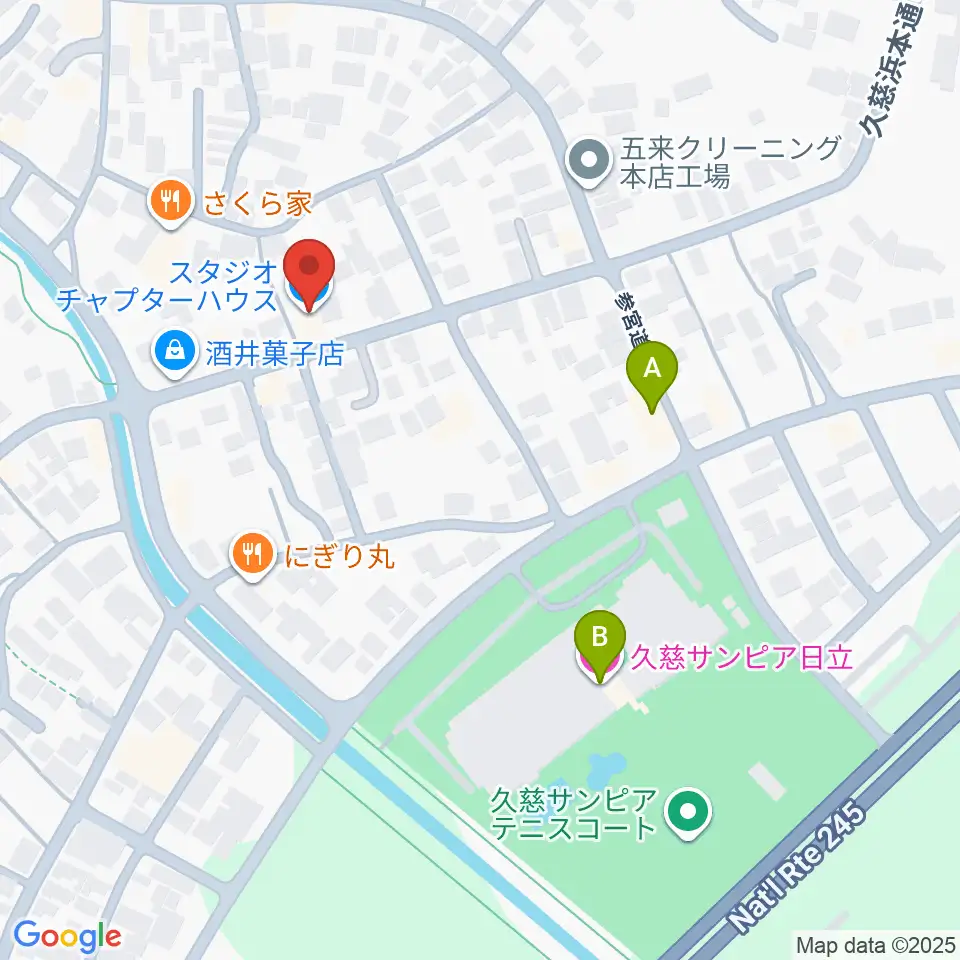 スタジオチャプターハウス周辺のホテル一覧地図