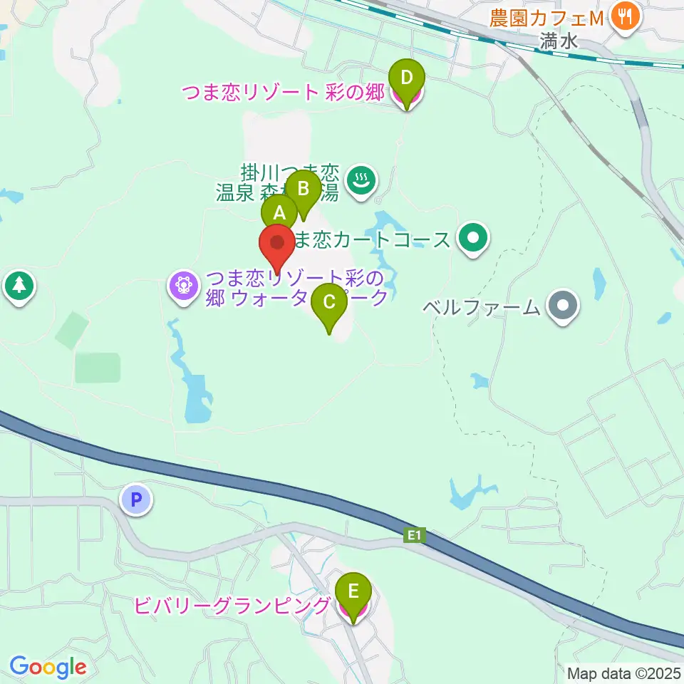 つま恋ミュージックガーデン周辺のホテル一覧地図