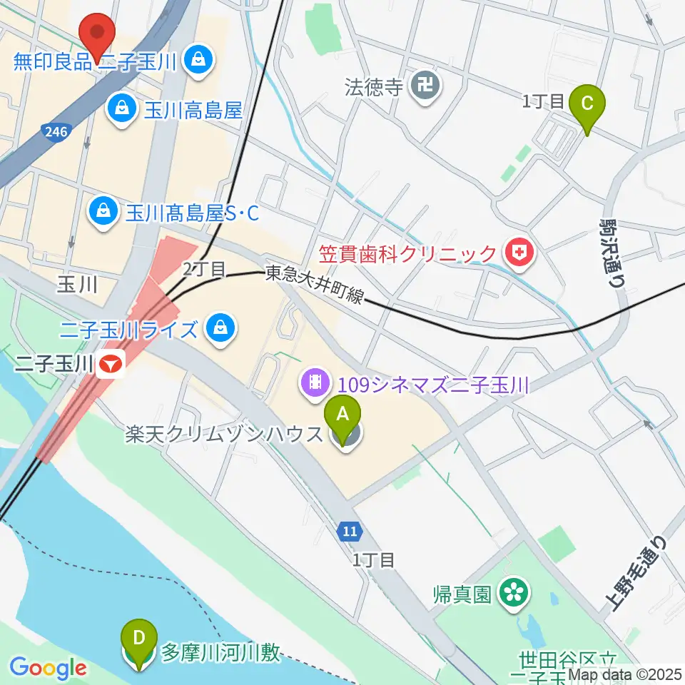 コパンミュージック周辺のホテル一覧地図