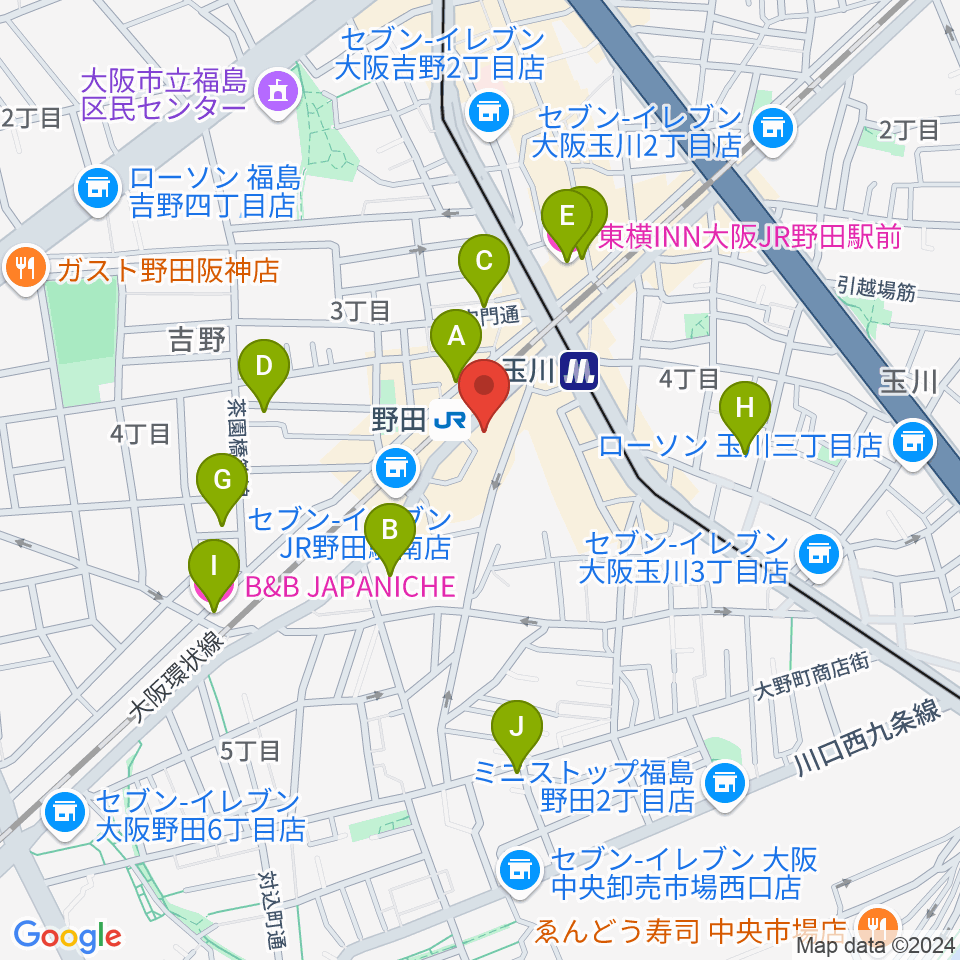 Matsuda Music School周辺のホテル一覧地図