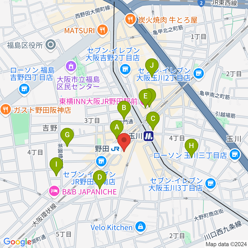 Matsuda Music School周辺のホテル一覧地図