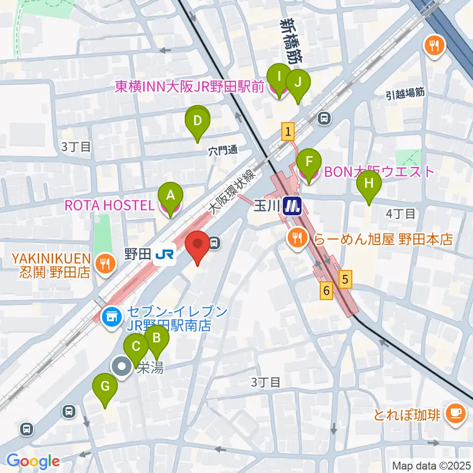 Matsuda Music School周辺のホテル一覧地図
