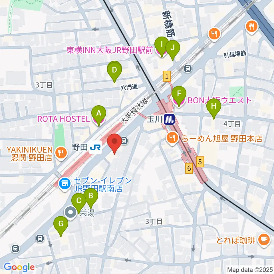 Matsuda Music School周辺のホテル一覧地図