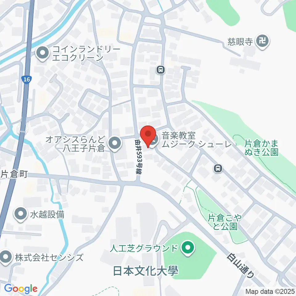 ムジークシューレ音楽教室周辺のホテル一覧地図