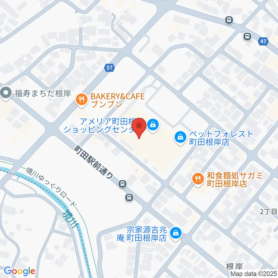 スガナミ楽器 町田根岸センター周辺のホテル一覧地図
