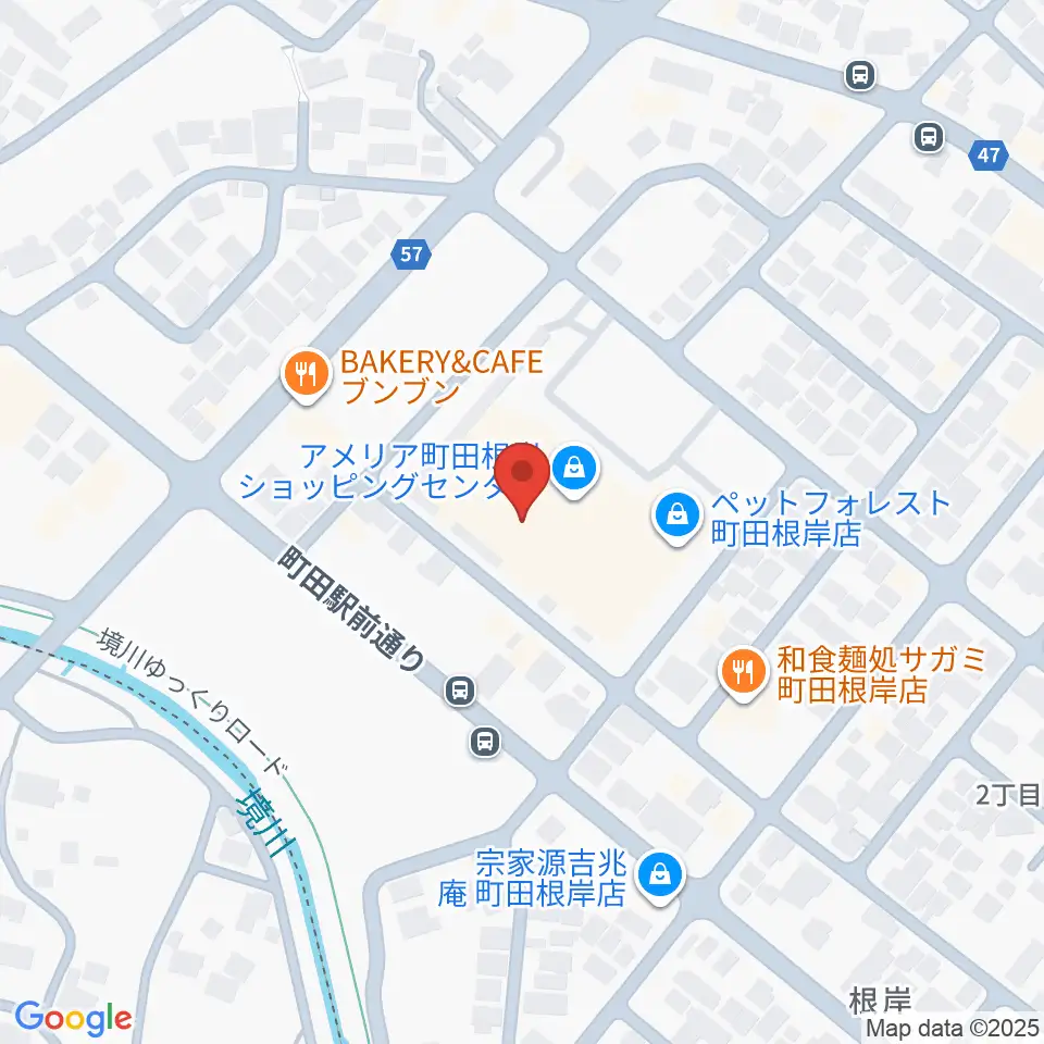 スガナミ楽器 町田根岸センター周辺のホテル一覧地図