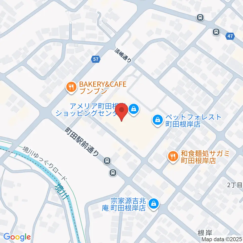 スガナミ楽器 町田根岸センター周辺のホテル一覧地図