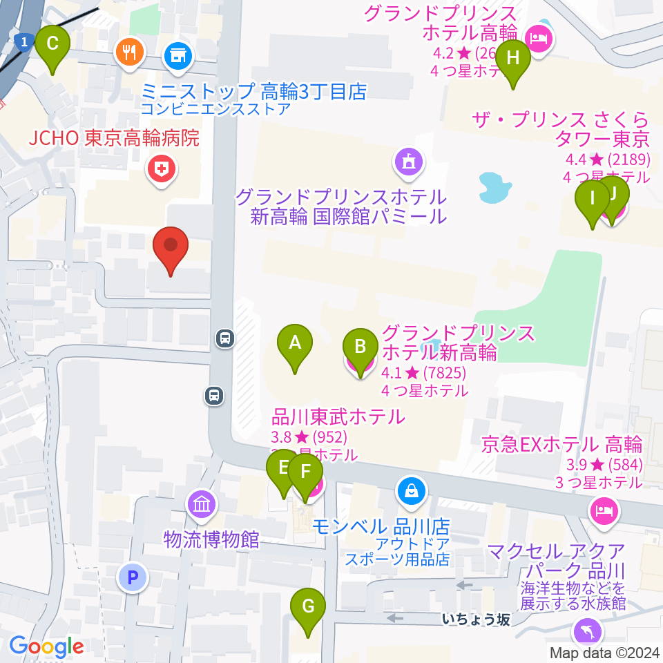 地唄箏曲美緒野会周辺のホテル一覧地図