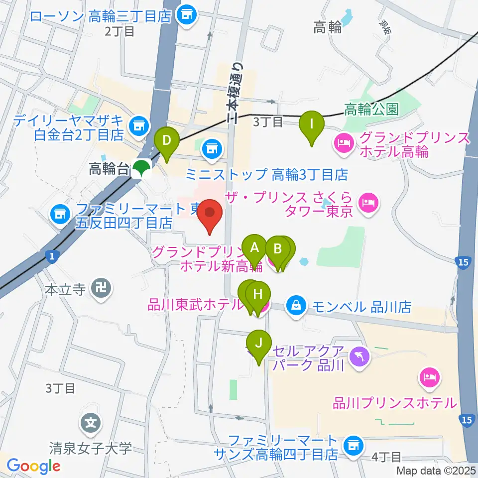 地唄箏曲美緒野会周辺のホテル一覧地図