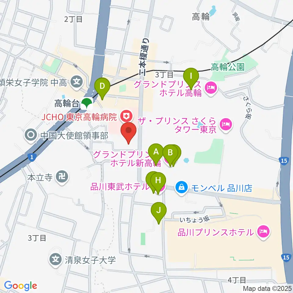 地唄箏曲美緒野会周辺のホテル一覧地図