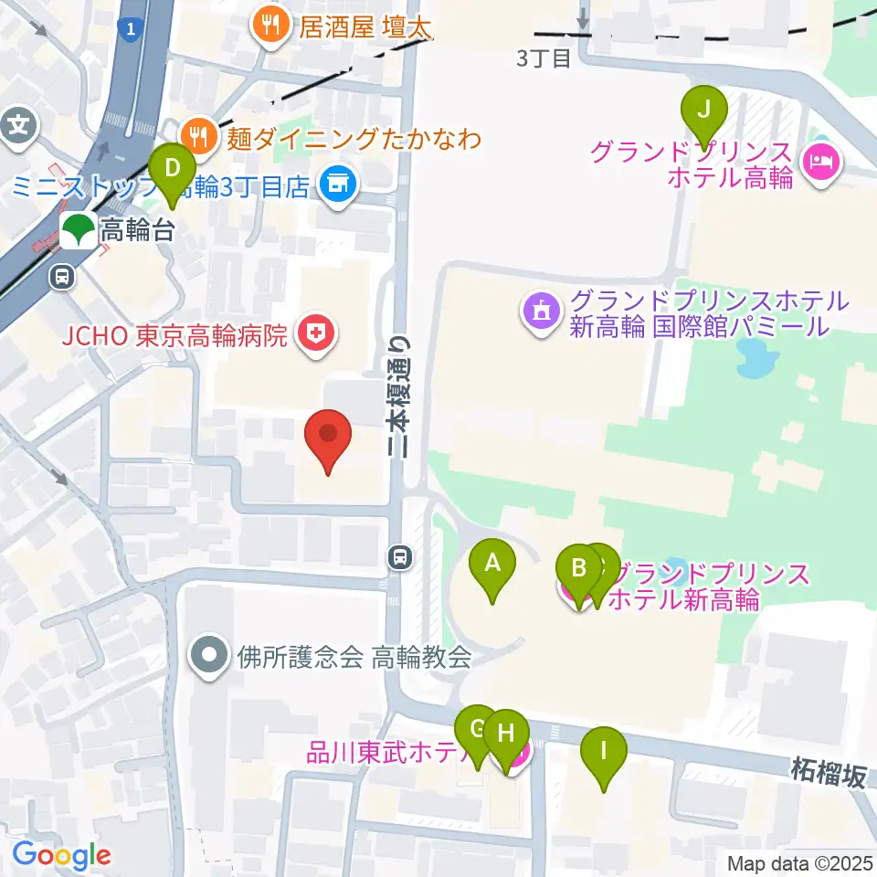 地唄箏曲美緒野会周辺のホテル一覧地図