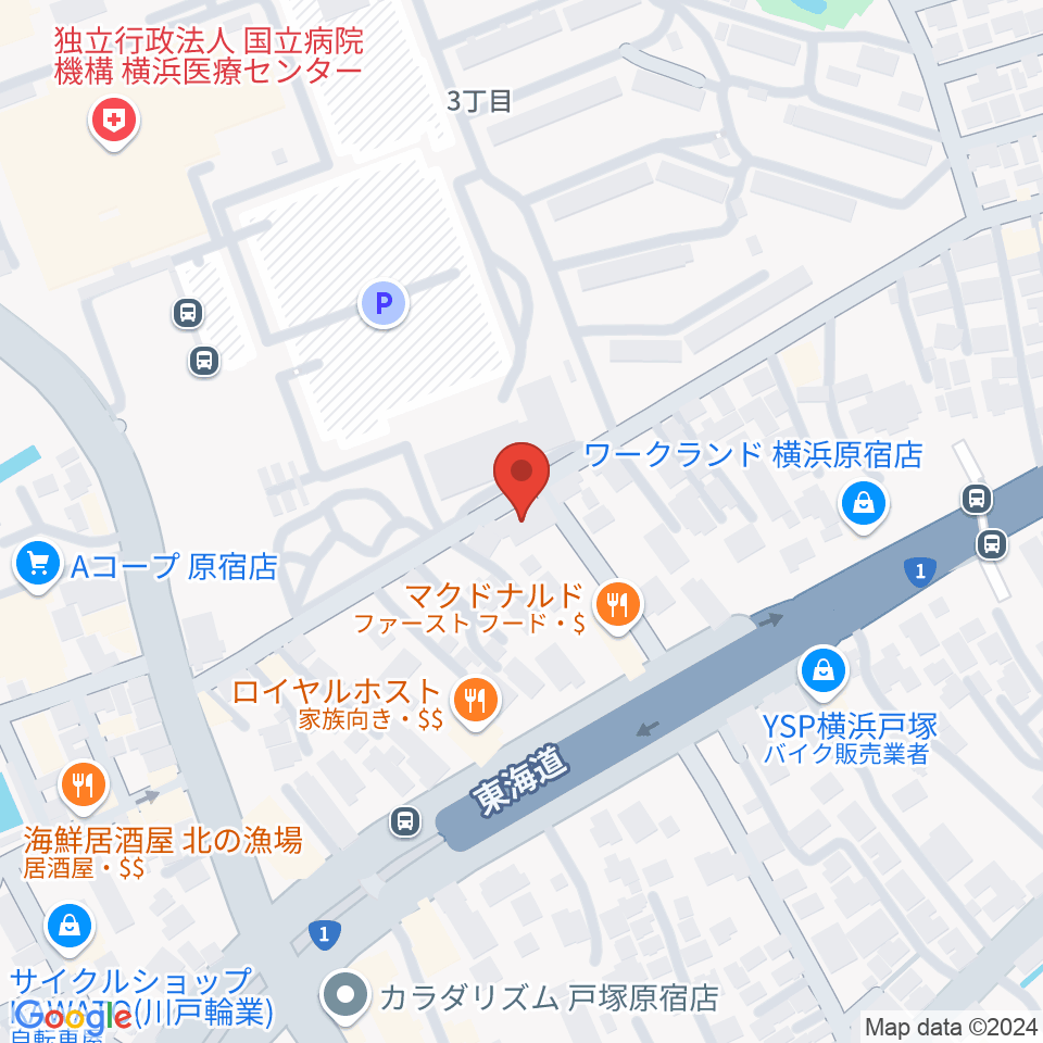 原宿音楽教室＆カルチャースクール周辺のホテル一覧地図