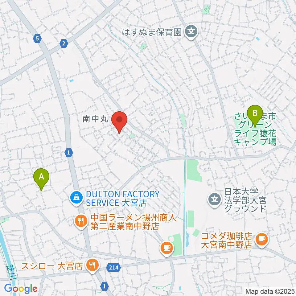 星の音楽教室周辺のホテル一覧地図