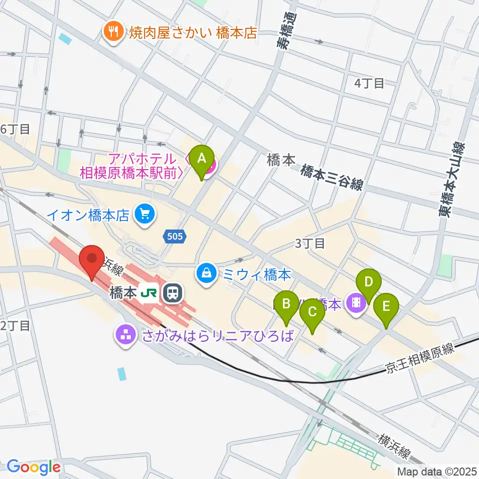 メリーミュージックアカデミー周辺のホテル一覧地図