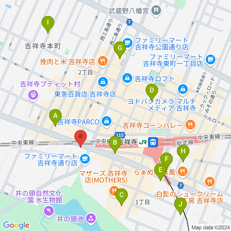 M&N Bit Of Sound周辺のホテル一覧地図