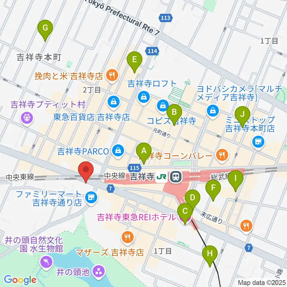 M&N Bit Of Sound周辺のホテル一覧地図